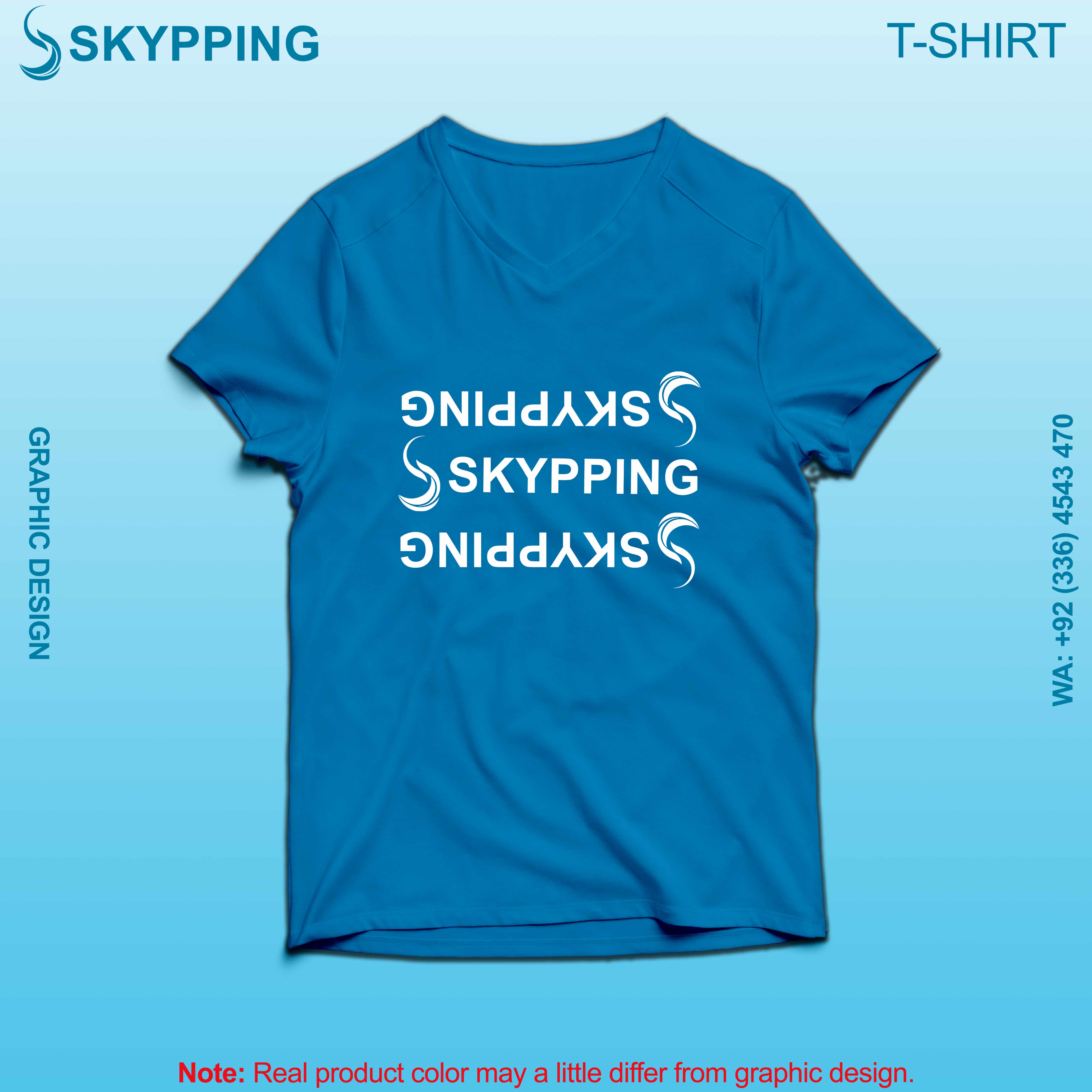 V-Neck Short set-in style sleeve long length t-shirt with shoulder panel for men